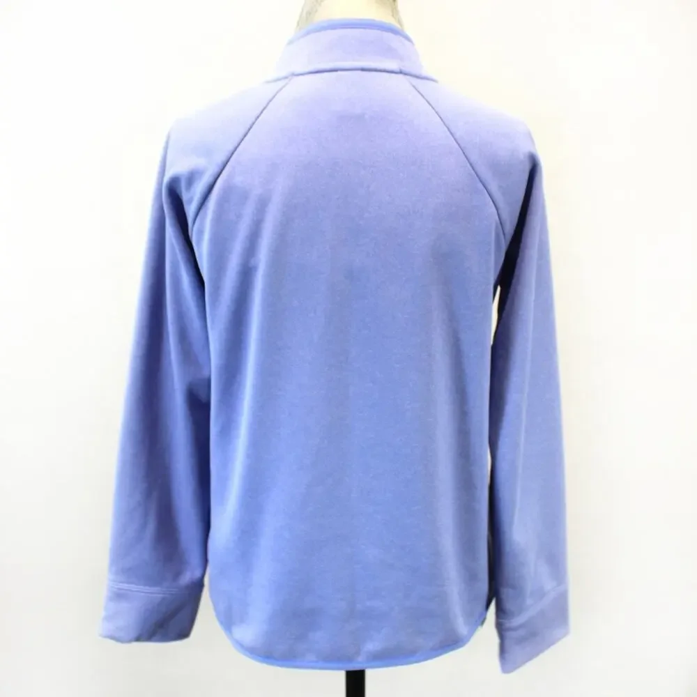 Athleta Girl Violet Zipped Sweetshirt Top Stand Neck Activewear Size XL 14 Year
